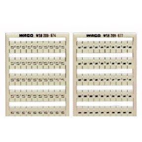 Ramka z oznacznikami 100x PE 209-678 /5szt./ WAGO (209-678)